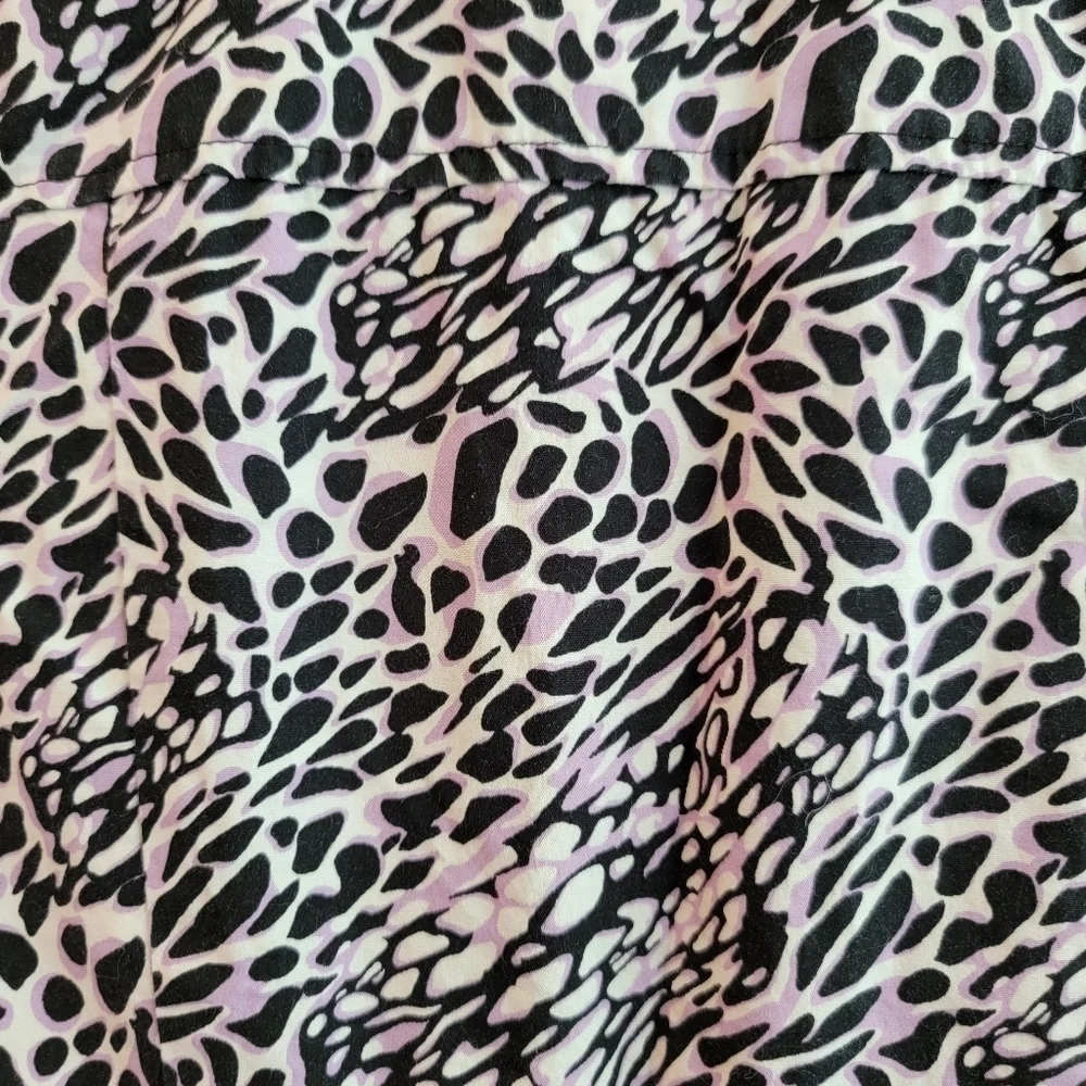 Express Design Studio Animal Print Shirt Dress Size 4 - Picture 5 of 5